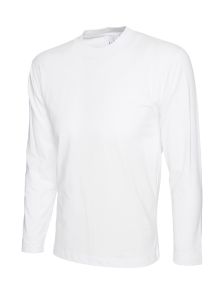 UC314 Long Sleeve T-Shirt-White-XS
