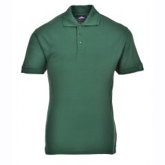 B210 Naples Polo Shirt-Bottle Green-S