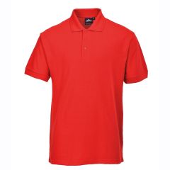 B210 Naples Polo Shirt-Red-XS