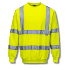 B303 Hi-Vis Sweatshirt-Yellow-S
