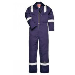 FR50 Flame Resistant Anti-static Coverall-Navy-XS