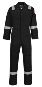 FR50 Flame Resistant Anti-static Coverall-Black-L