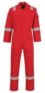 FR50 Flame Resistant Anti-static Coverall-Red-S