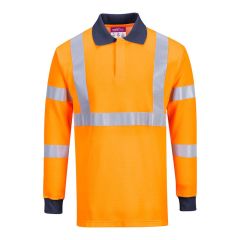 FR76 FR RIS Polo Shirt -Orange-M