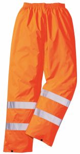 H441 Hi-Vis Rain Trousers-Orange-S