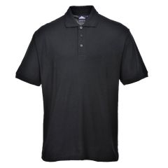 B210 Naples Polo Shirt-Black-M