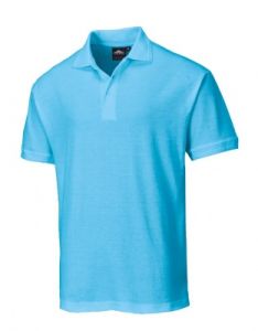 B210 Naples Polo Shirt-Sky Blue-L