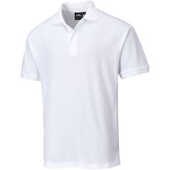 B210 Naples Polo Shirt-White-L