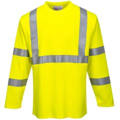 FR96 FR Hi-Vis L/S T-Shirt-Yellow-S