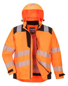 PW360 PW3 Hi-Vis Extreme Rain Jacket -Orange-S