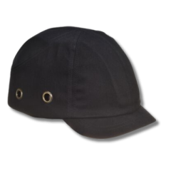 PW89 Short Peak Bump Cap-Black-Single