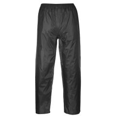 S441 Classic Adult Rain Trousers-Black-M
