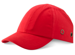 B-Brand Safety Bump Cap-Red