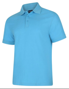 UC108 Deluxe Polo Shirt-XL-Sky Blue