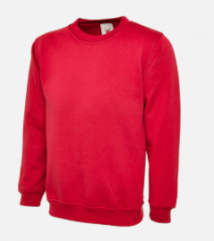 UC203 Classic Sweatshirt-Red-XS
