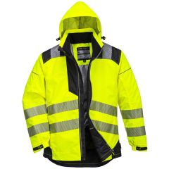 T400 Vision Hi-Vis Rain Jacket-Yellow-S