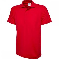 UX1 Uneek Polo Shirt-Red-XS