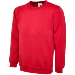UX3 Uneek Sweatshirt-Red-XS