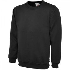UX3 Uneek Sweatshirt-Black-XS